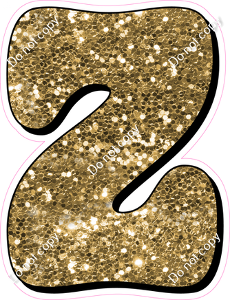HP 12" Individuals - Gold Sparkle Z