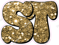 HP 12" Individuals - Gold Sparkle ST