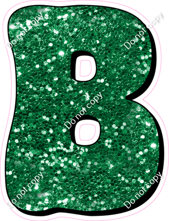HP 12" Individuals - Green Sparkle B