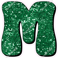 HP 12" Individuals - Green Sparkle M
