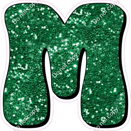HP 12" Individuals - Green Sparkle M