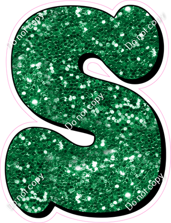 HP 12" Individuals - Green Sparkle S