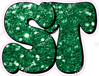 HP 12" Individuals - Green Sparkle ST