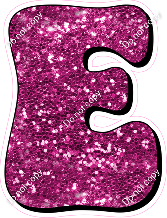 HP 12" Individuals - Hot Pink Sparkle E