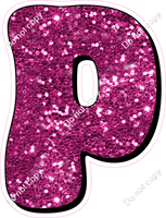 HP 12" Individuals - Hot Pink Sparkle P