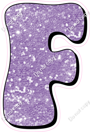 HP 12" Individuals - Lavender Sparkle F