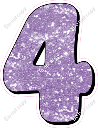 HP 12" Individuals - Lavender Sparkle 4