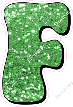 HP 12" Individuals - Lime Green Sparkle F