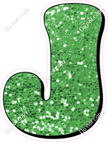 HP 12" Individuals - Lime Green Sparkle J