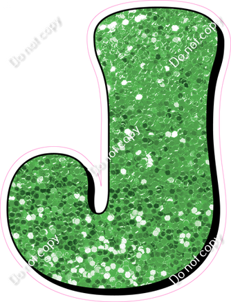 HP 12" Individuals - Lime Green Sparkle J
