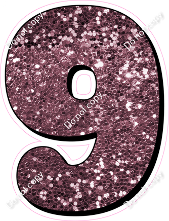 HP 12" Individuals - Mauve Sparkle 9