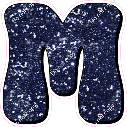 HP 12" Individuals - Navy Blue Sparkle M
