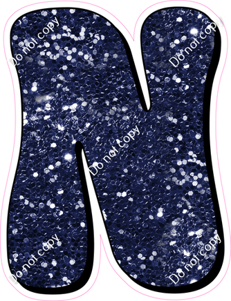 HP 12" Individuals - Navy Blue Sparkle N