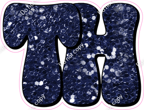 HP 12" Individuals - Navy Blue Sparkle TH
