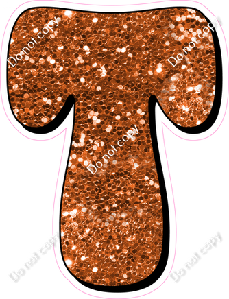 HP 12" Individuals - Orange Sparkle T