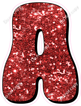 HP 12" Individuals - Red Sparkle A