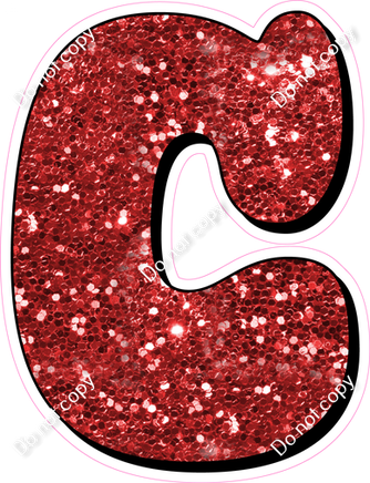 HP 12" Individuals - Red Sparkle C