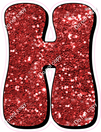 HP 12" Individuals - Red Sparkle H