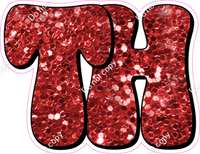 HP 12" Individuals - Red Sparkle TH