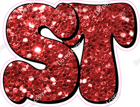 HP 12" Individuals - Red Sparkle ST