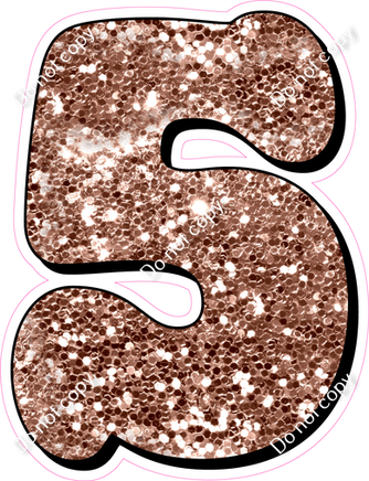 HP 12" Individuals - Rose Gold Sparkle 5
