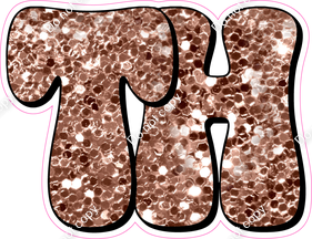 HP 12" Individuals - Rose Gold Sparkle TH