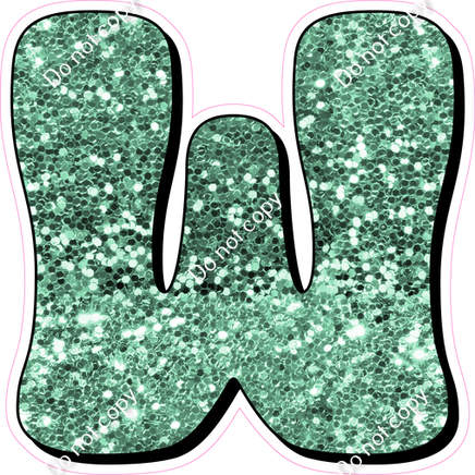 HP 12" Individuals - Sea Foam Sparkle W