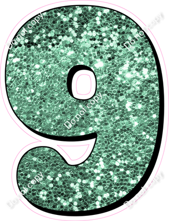 HP 12" Individuals - Sea Foam Sparkle 9