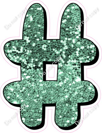 HP 12" Individuals - Sea Foam Sparkle #
