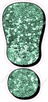 HP 12" Individuals - Sea Foam Sparkle !