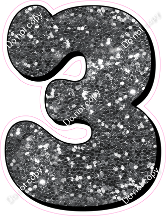 HP 12" Individuals - Silver Sparkle 3