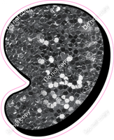 HP 12" Individuals - Silver Sparkle Apostrophe