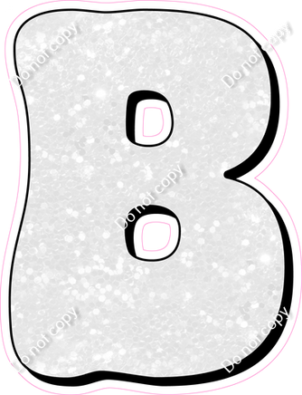 HP 12" Individuals - White Sparkle B