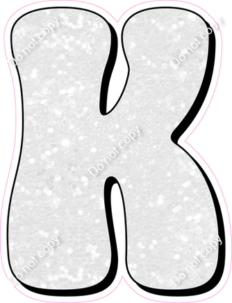 HP 12" Individuals - White Sparkle K