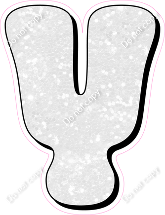 HP 12" Individuals - White Sparkle Y
