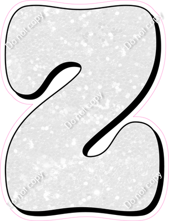 HP 12" Individuals - White Sparkle Z