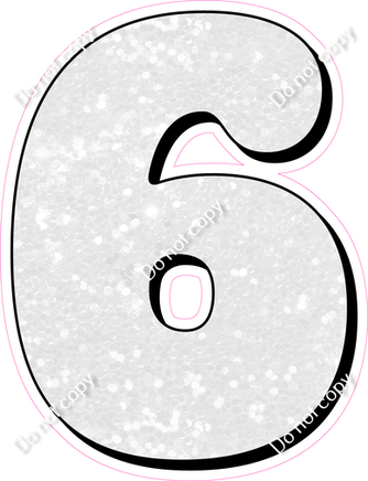 HP 12" Individuals - White Sparkle 6