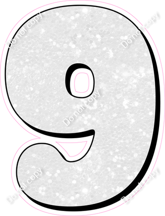 HP 12" Individuals - White Sparkle 9