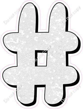 HP 12" Individuals - White Sparkle #