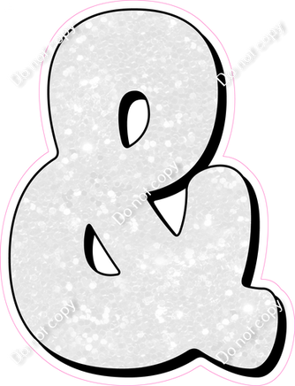 HP 12" Individuals - White Sparkle &