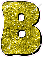 HP 12" Individuals - Yellow Sparkle B