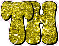 HP 12" Individuals - Yellow Sparkle TH
