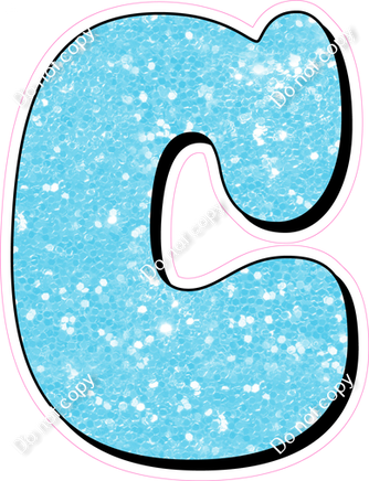 HP 18" Individuals - Baby Blue Sparkle C