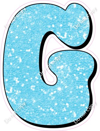 HP 18" Individuals - Baby Blue Sparkle G