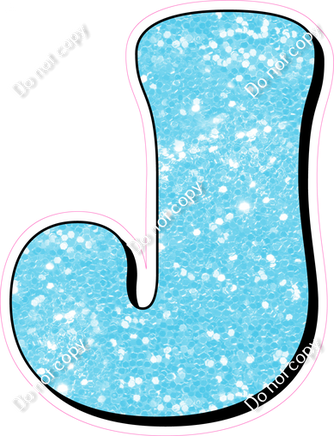 HP 18" Individuals - Baby Blue Sparkle J
