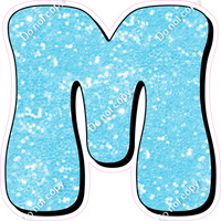 HP 18" Individuals - Baby Blue Sparkle M