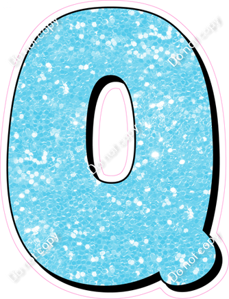 HP 18" Individuals - Baby Blue Sparkle Q