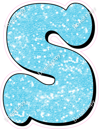 HP 18" Individuals - Baby Blue Sparkle S