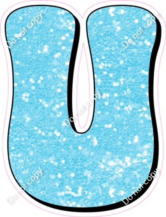 HP 18" Individuals - Baby Blue Sparkle U