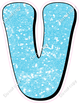 HP 18" Individuals - Baby Blue Sparkle V